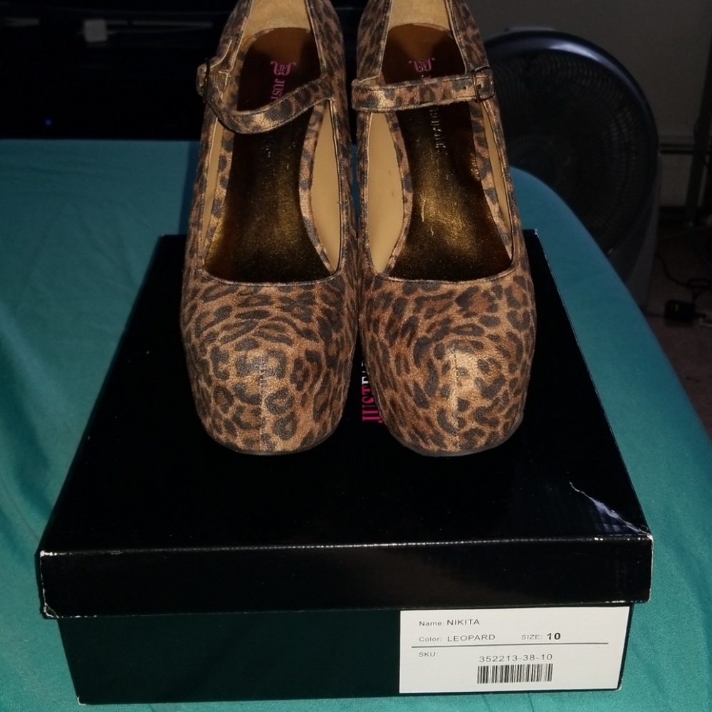 Leopard Heels